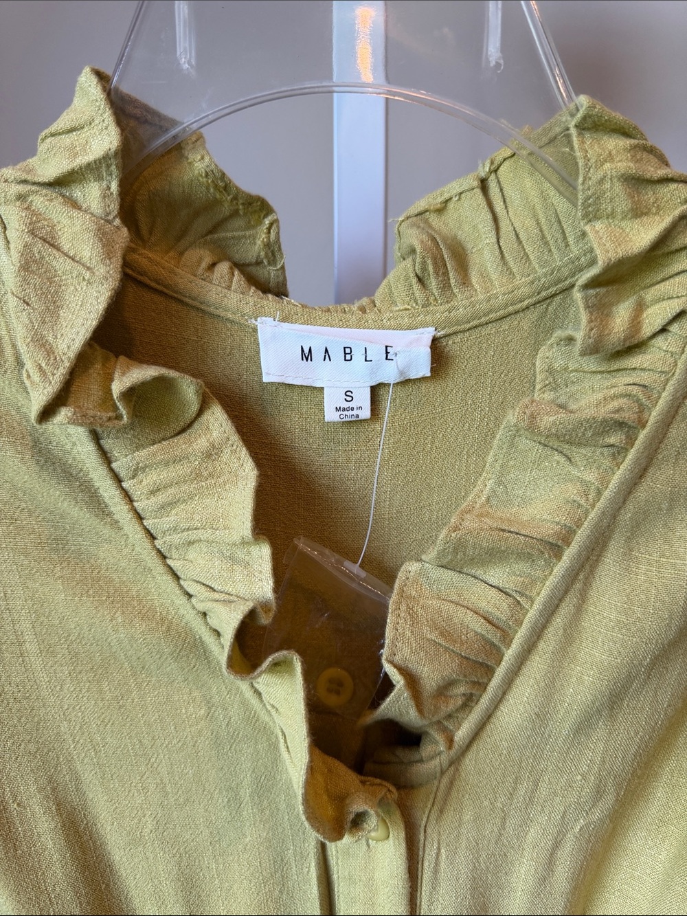 Mable Ruffle Tie-Front Midi Dress - Picture 2 of 5